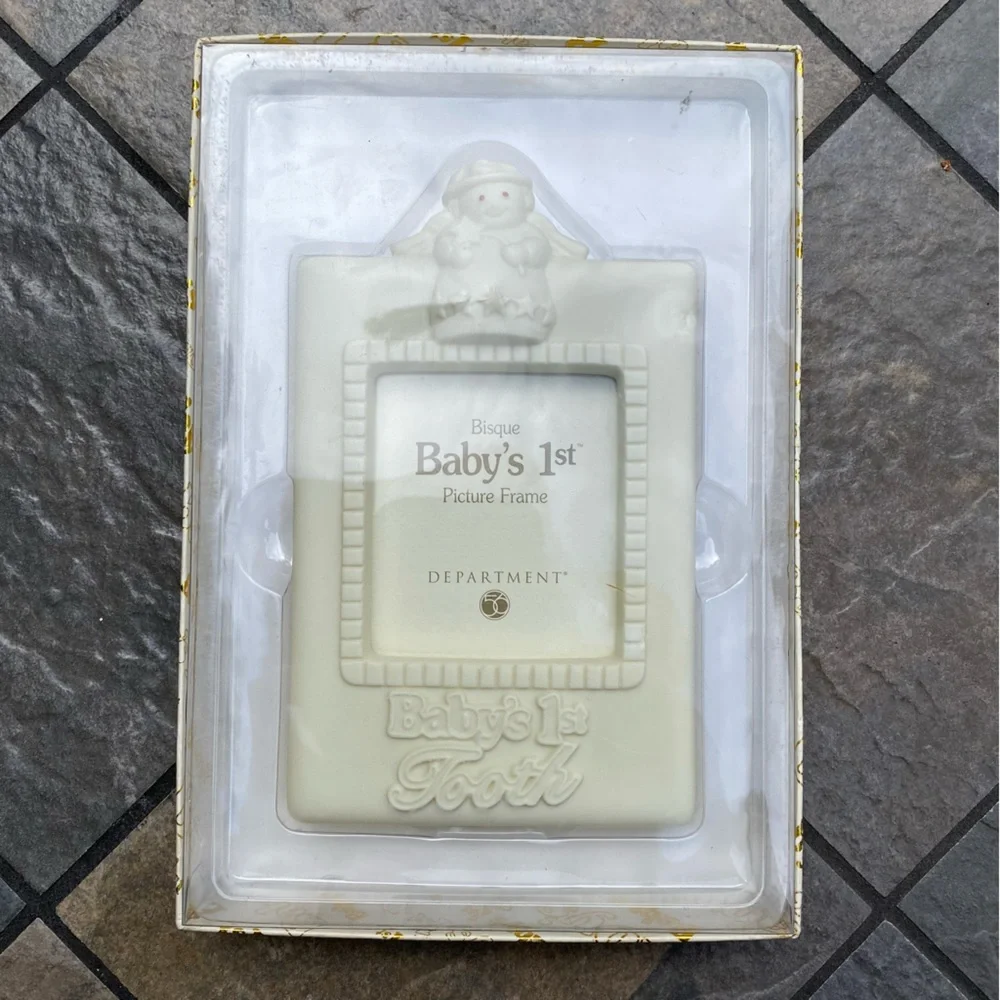 Baby’s First Tooth Picture Frame Department 56